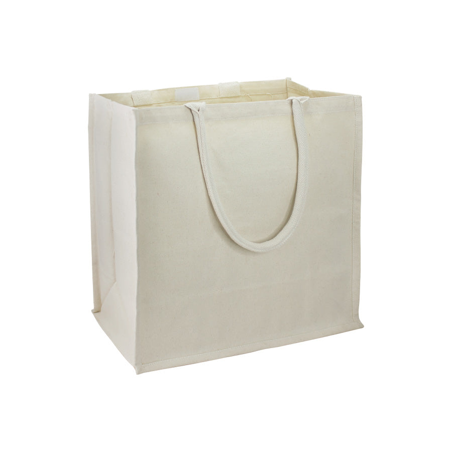 Bolsa de Canvas Algodón natural de 10 onzas, modelo «Nepal» Pack de 12 unidades