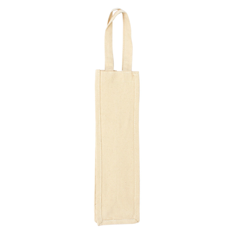 Bolsa Botella Vino 100% Algodón Canvas. Pack 6 unidades