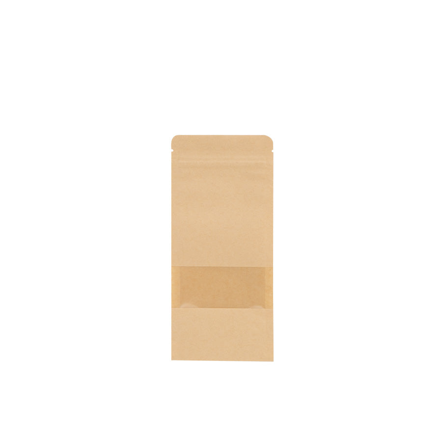 Bolsa doypack 250ml de papel kraft, 10x 22x 5cm. Pack 24 Unds
