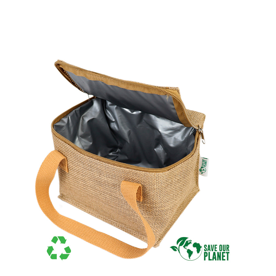 Bolso cooler bag yute 4L.