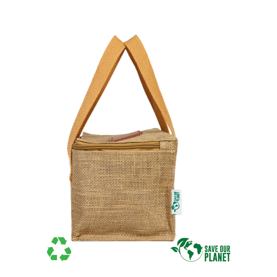 Bolso cooler bag yute 4L.