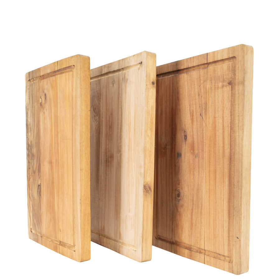 Tabla gigante doble de Acacia 60 x 40 x 3.5 cm