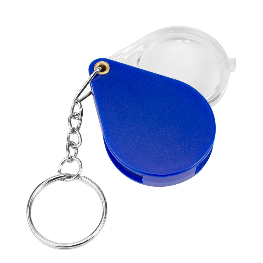 Llavero plástico con Lupa. Pack de 50 unidades