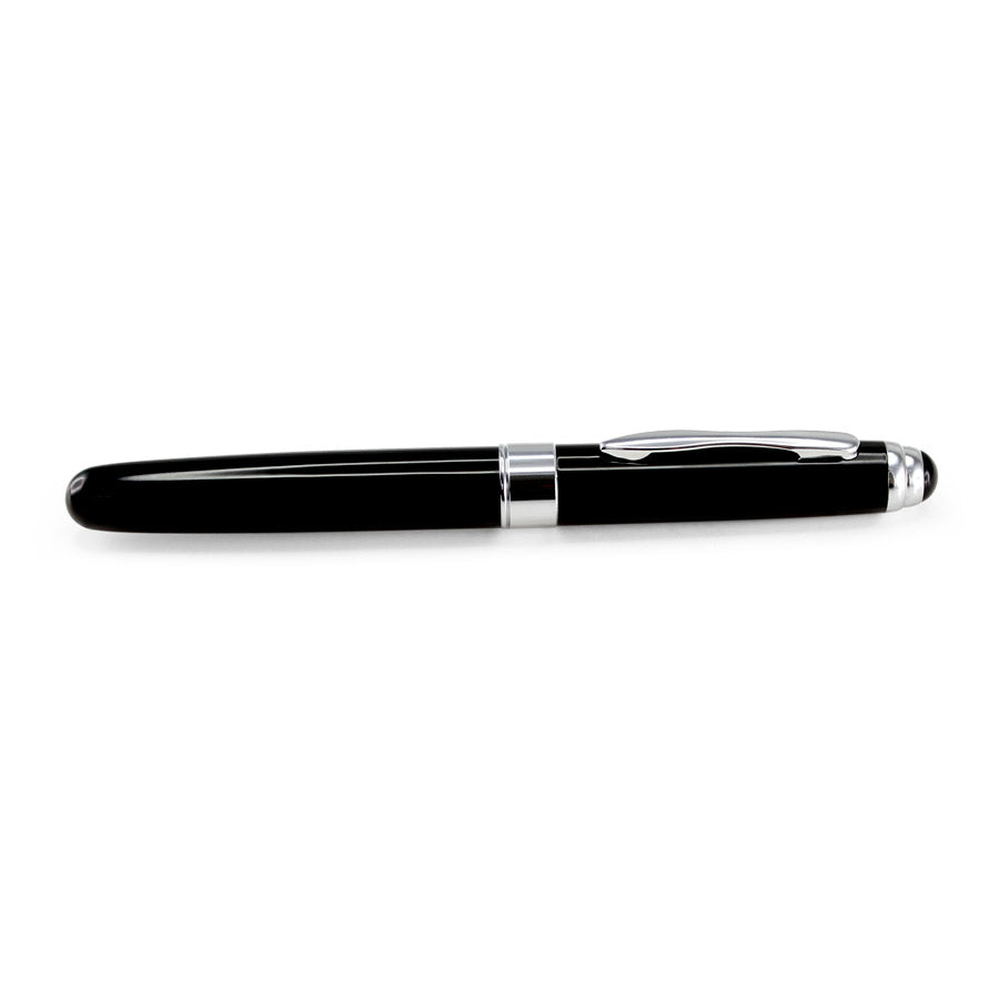 Deluxe Roller Pen metálico, tinta negra