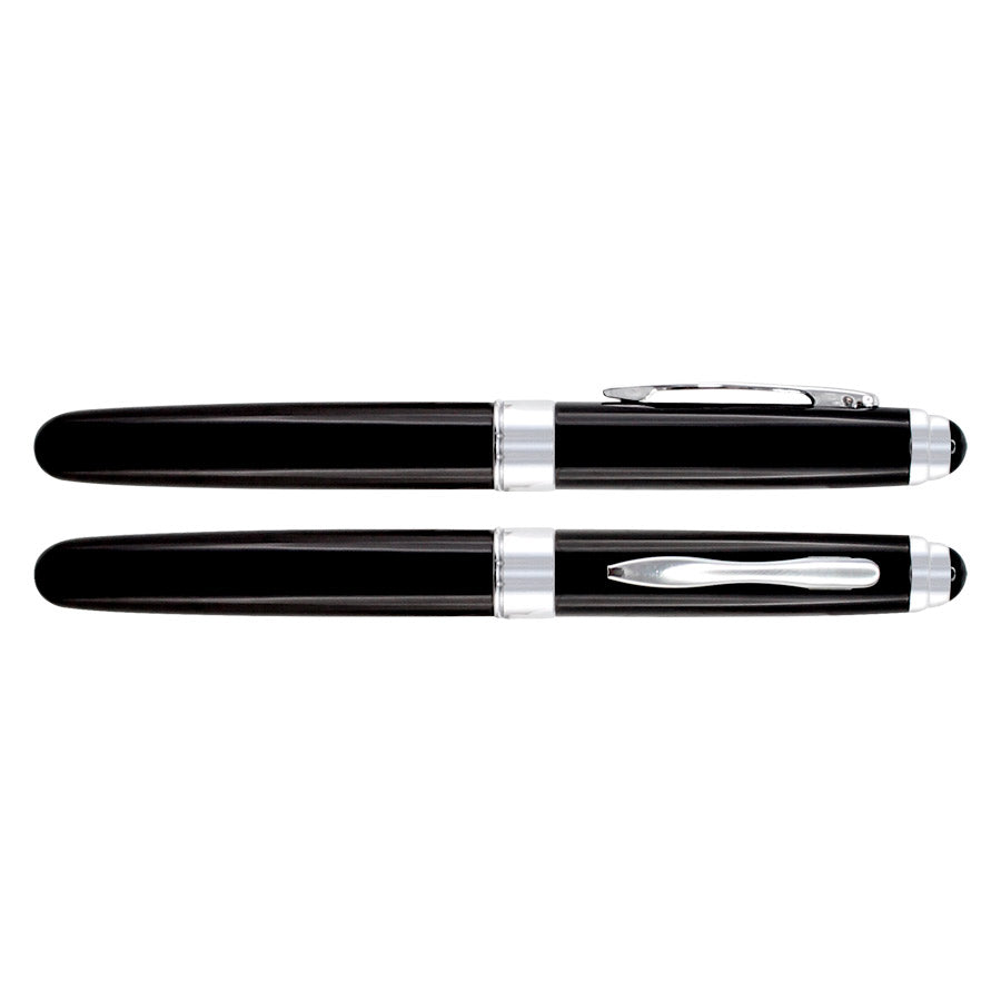Deluxe Roller Pen metálico, tinta negra