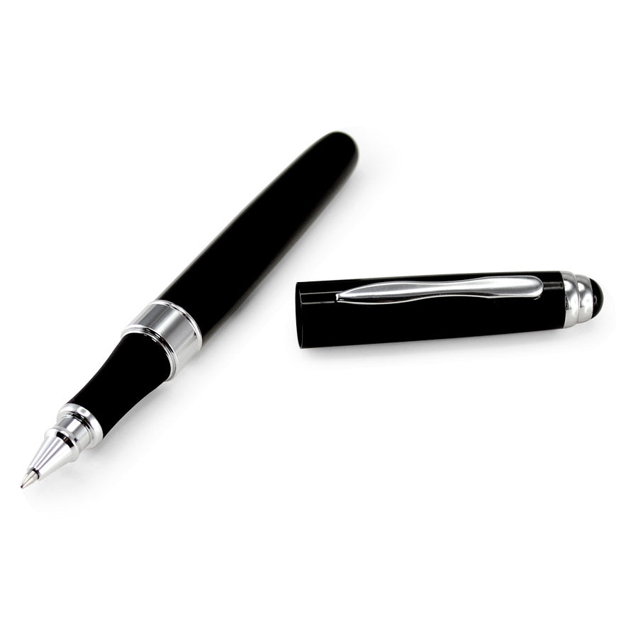 Deluxe Roller Pen metálico, tinta negra