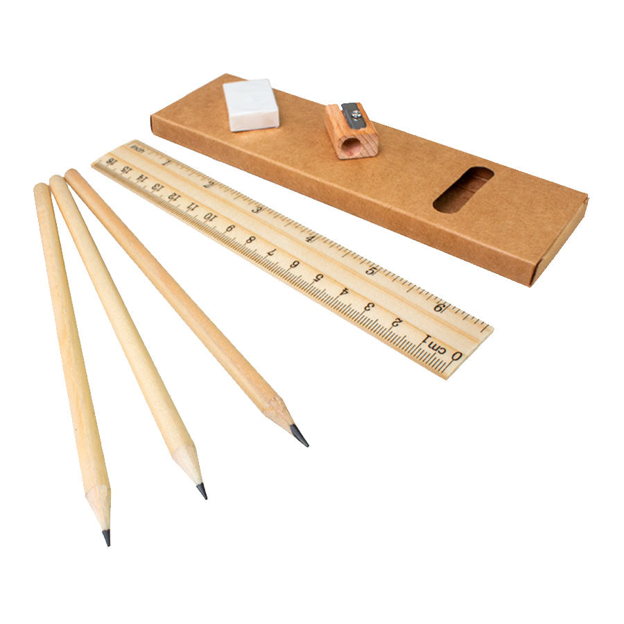Set Escolar Ecológico. Pack de 50 set