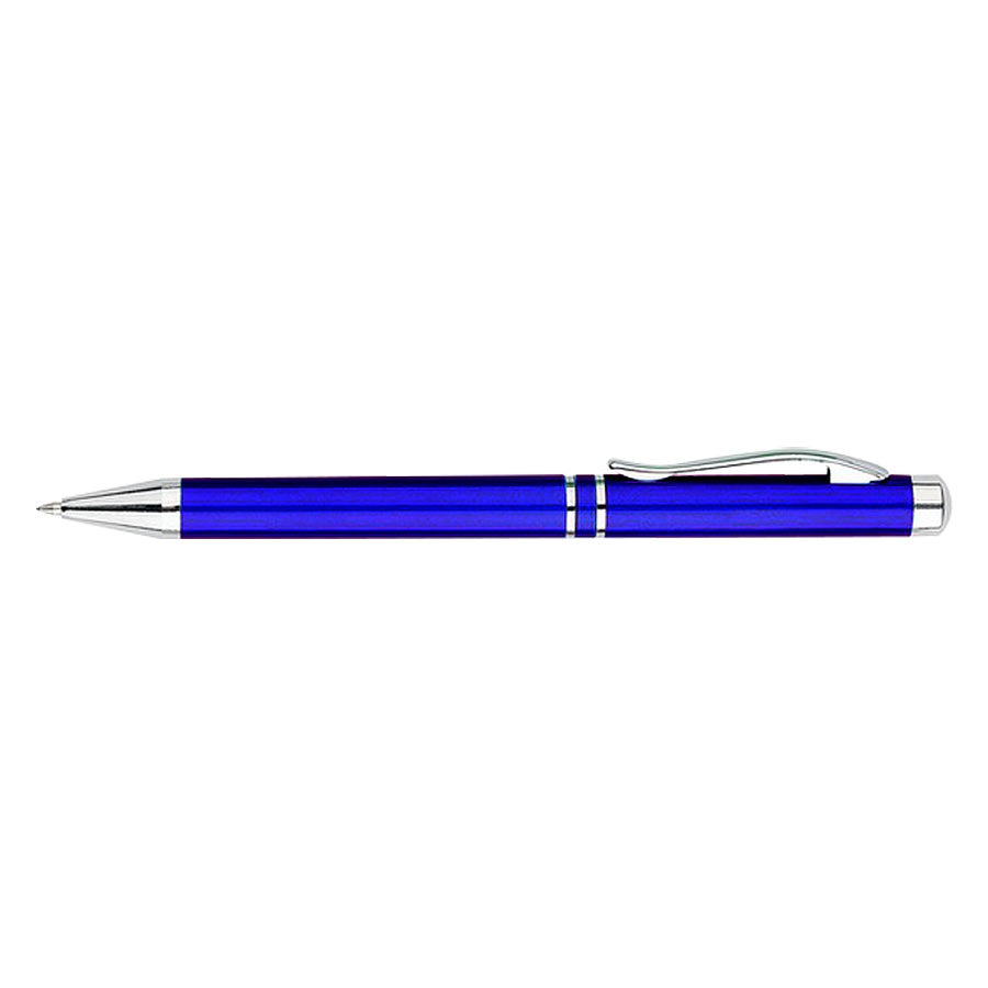Bolígrafo plástico «Prime» con cuerpo de color metalizado. Pack 50 unidades