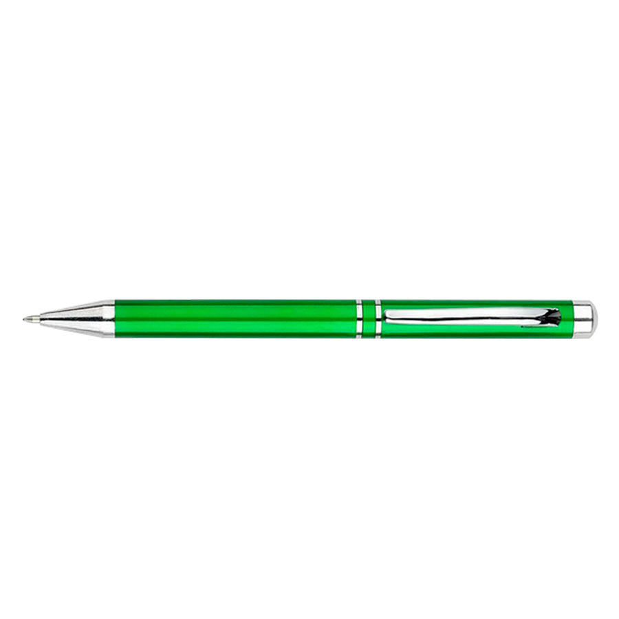 Bolígrafo plástico «Prime» con cuerpo de color metalizado. Pack 50 unidades