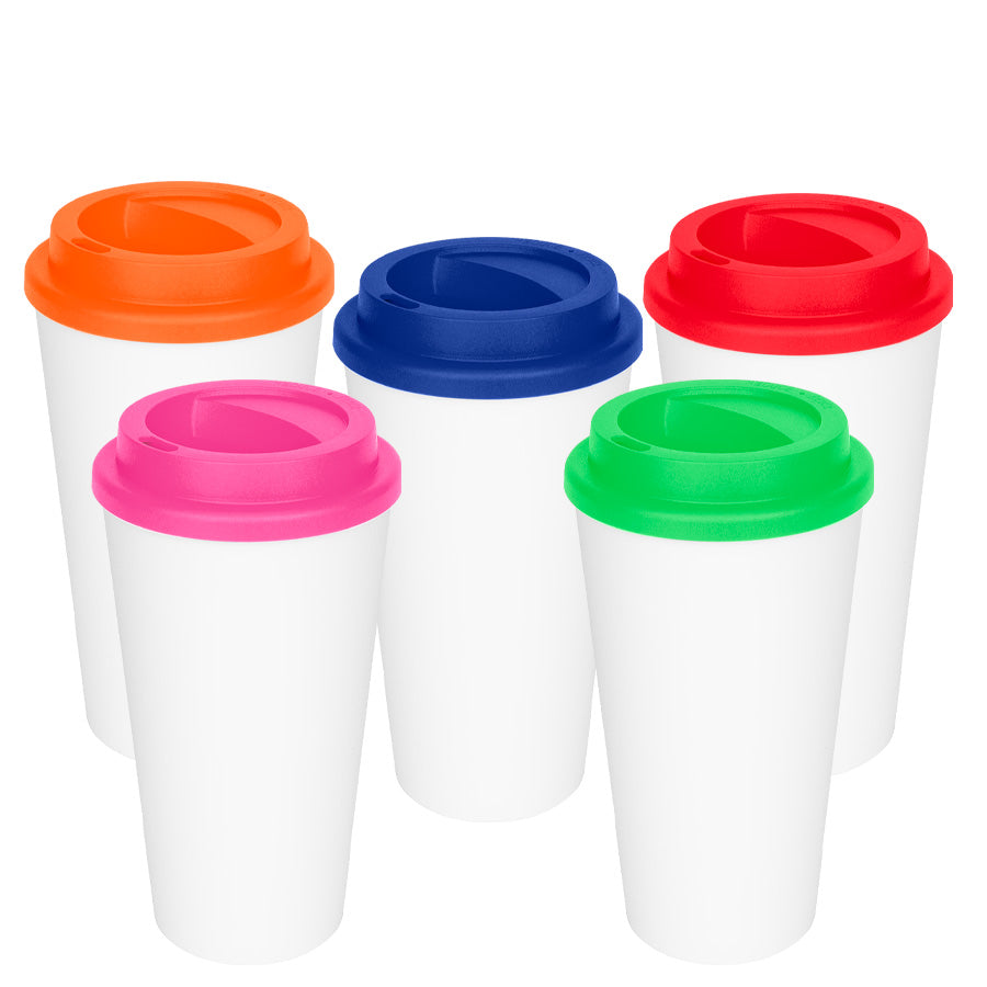 Vasos plástico "Aika" 500cc. Pack de 5 unidades