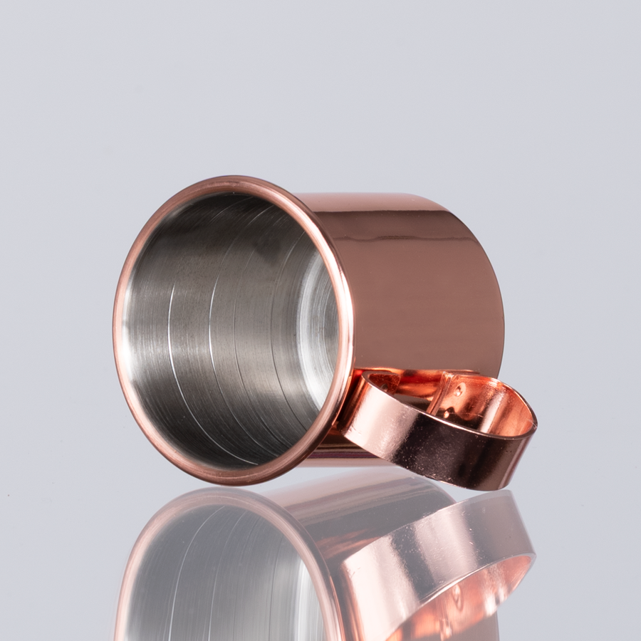 Mini-tazón encobrizado "COPPER" 60cc. PACK 12 UNIDADES