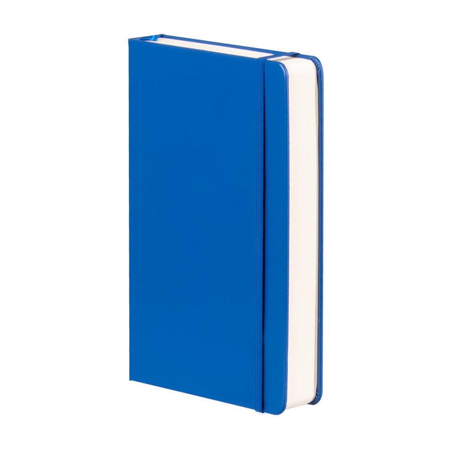 Cuaderno "ROMA" con tapa dura de Eco-Cuero y 196 hojas lineadas amarillas