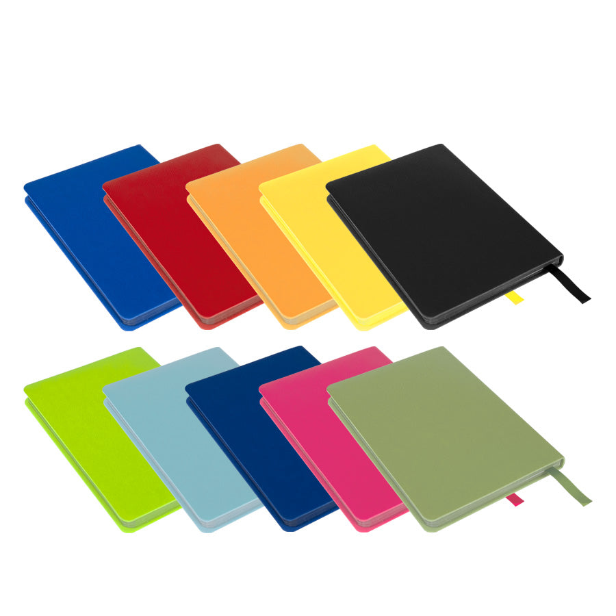 Set de 6 unidades de Cuaderno de PU eco-cuero. 14.5x 21x 13cm