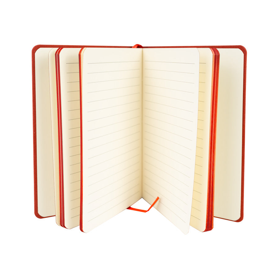 Set de 6 unidades de Cuaderno de PU eco-cuero. 14.5x 21x 13cm
