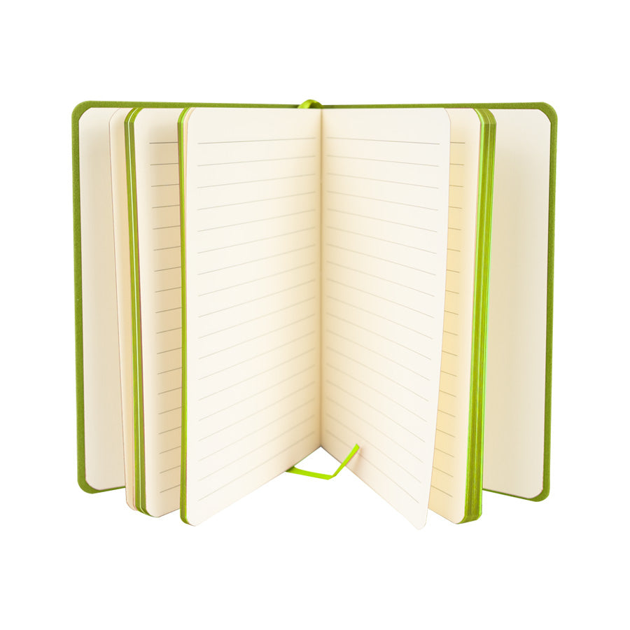 Set de 6 unidades de Cuaderno de PU eco-cuero. 14.5x 21x 13cm