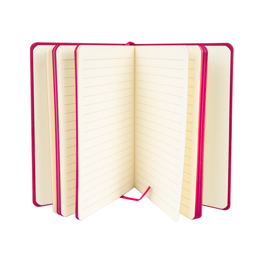 Set de 6 unidades de Cuaderno de PU eco-cuero. 14.5x 21x 13cm