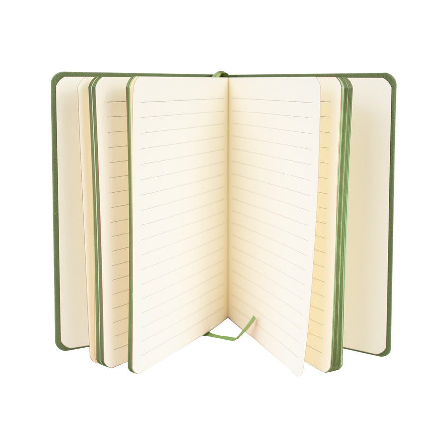Set de 6 unidades de Cuaderno de PU eco-cuero. 14.5x 21x 13cm
