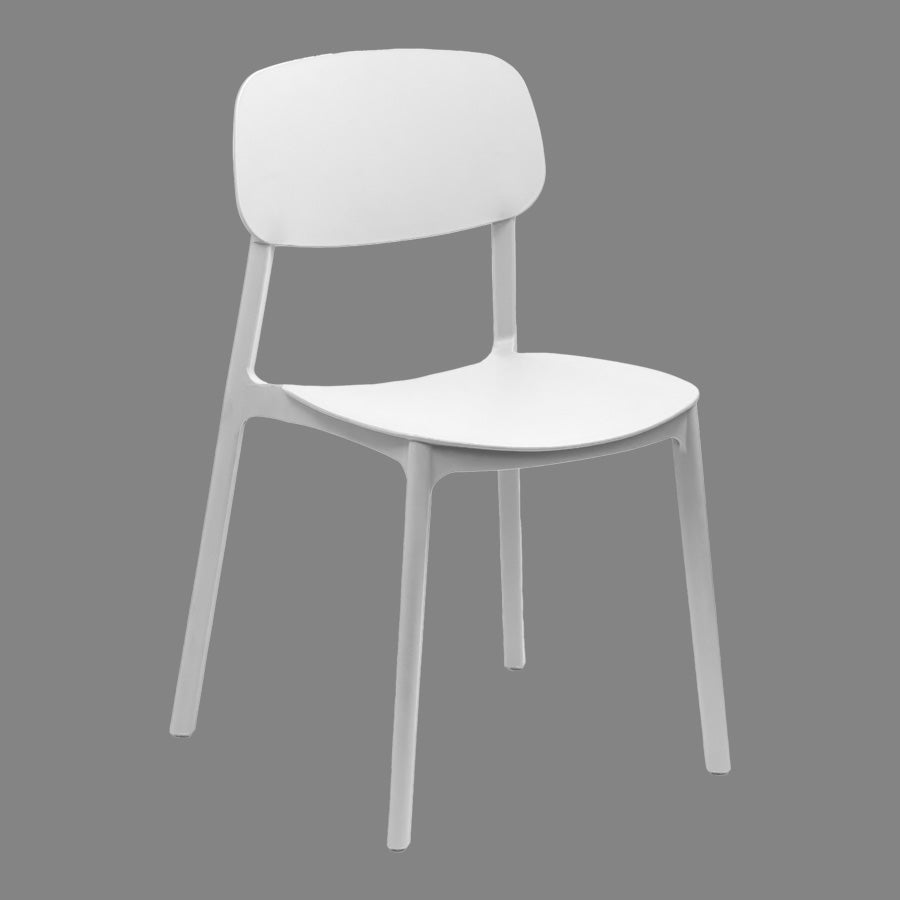 Silla apilable de plástico rígido "MARVIN"