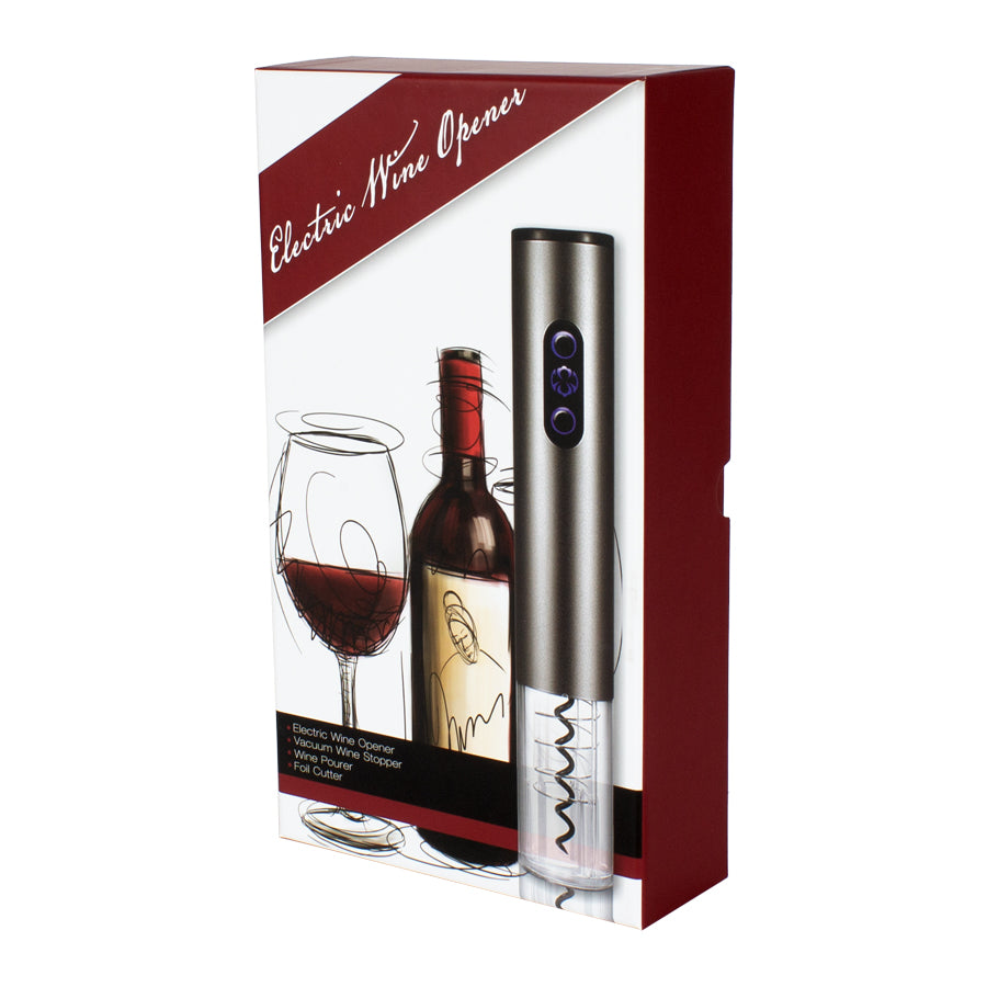Set de Vino deluxe Eléctrico con cargador USB/Micro-USB