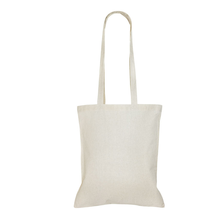 Bolsa 100% Algodón natural de 130g/m2, modelo «India». Pack 6 unidades