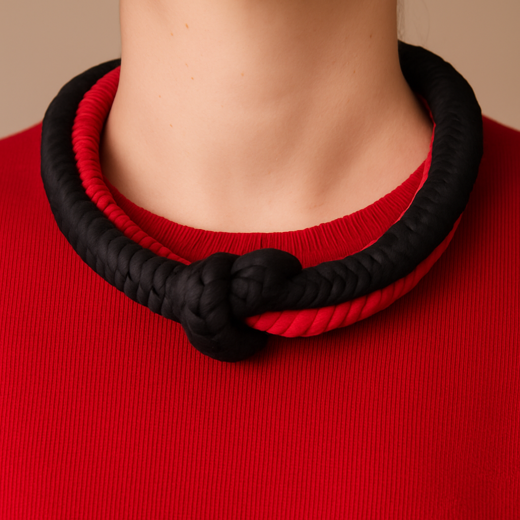 Joyeria artesanal textil elasticado/ hecho a mano