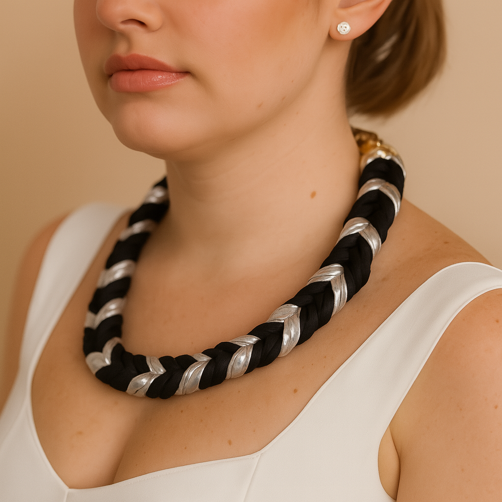 Joyeria artesanal textil elasticado/ hecho a mano