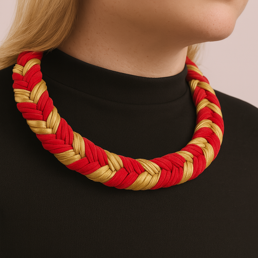 Joyeria artesanal textil elasticado/ hecho a mano