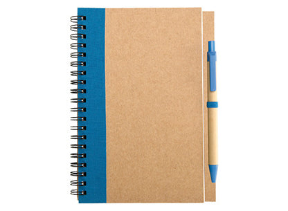 Cuaderno ecológico tamaño (equivalente a 1/2 oficio). Set de 12 unidades