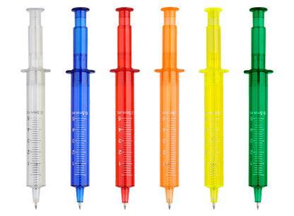 Bolígrafo de plástico "Syringe". Set de 100 unidades