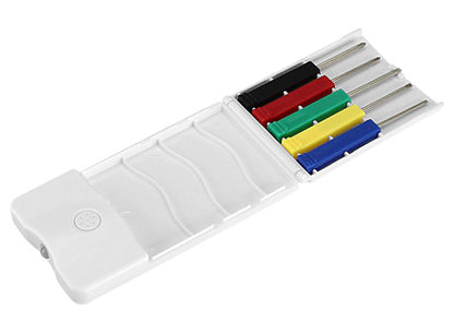 Set de  cinco mini destornilladores de precision con linterna Led. Venta minima  50 Set