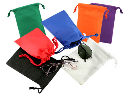 Funda para lentes de TNT. Medidas 11 x 17 cm. Set de 100 unidades