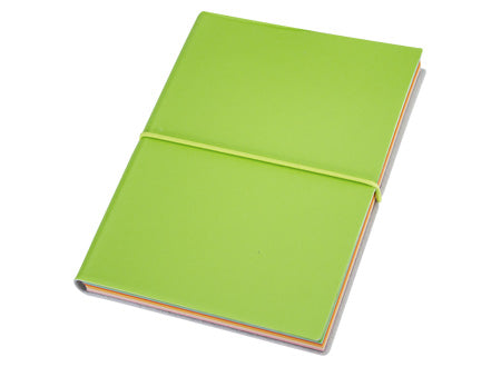 Libreta de notas "High Class" con elegante cubierta de PU en diversos colores - Set de 12 unidades