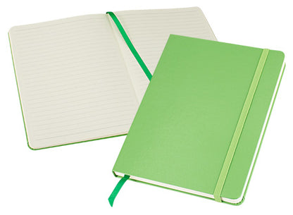 Cuaderno de modelo "Colorskine". Tamaño 14.2 x 21.4 x 1.3 cm. Set de 12 unidades