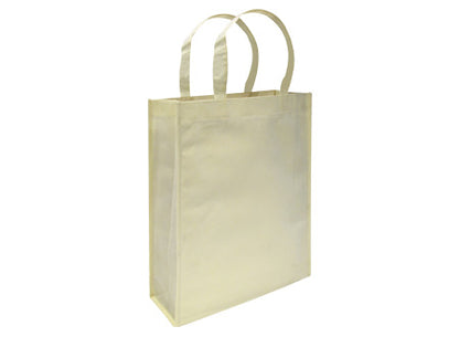Bolsa Reutilizable de TNT modelo Conferencia. Medidas 30 x 38 x 8.5 cm. Set de 100 unidades