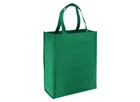 Bolsa reutilizable confeccionada en tela no tejida (TNT) de 80g/m2,modelo "Shopper". Set de 100 unidades