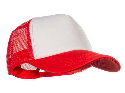 Gorra poliester malla esponja. Set de 12 unidades