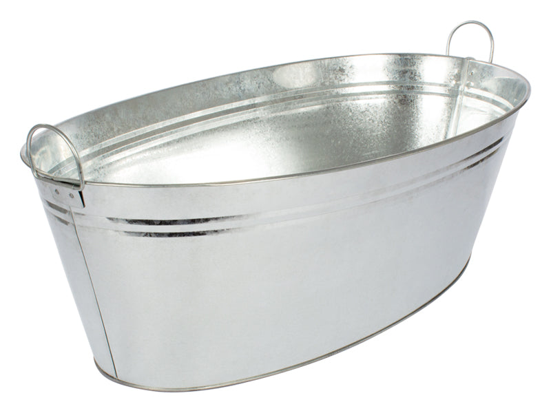 Balde-Hielera Galvanizado Gigante de 87L. Pack de 12 Unidades