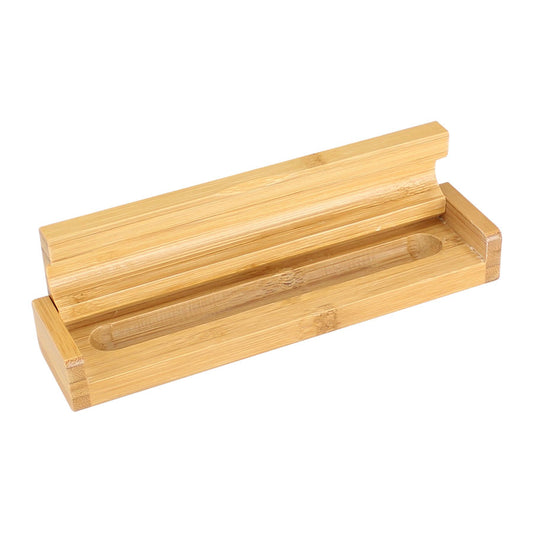 Estuche de Madera de Bamboo para 1 bolígrafo. Pack de 12 unidades