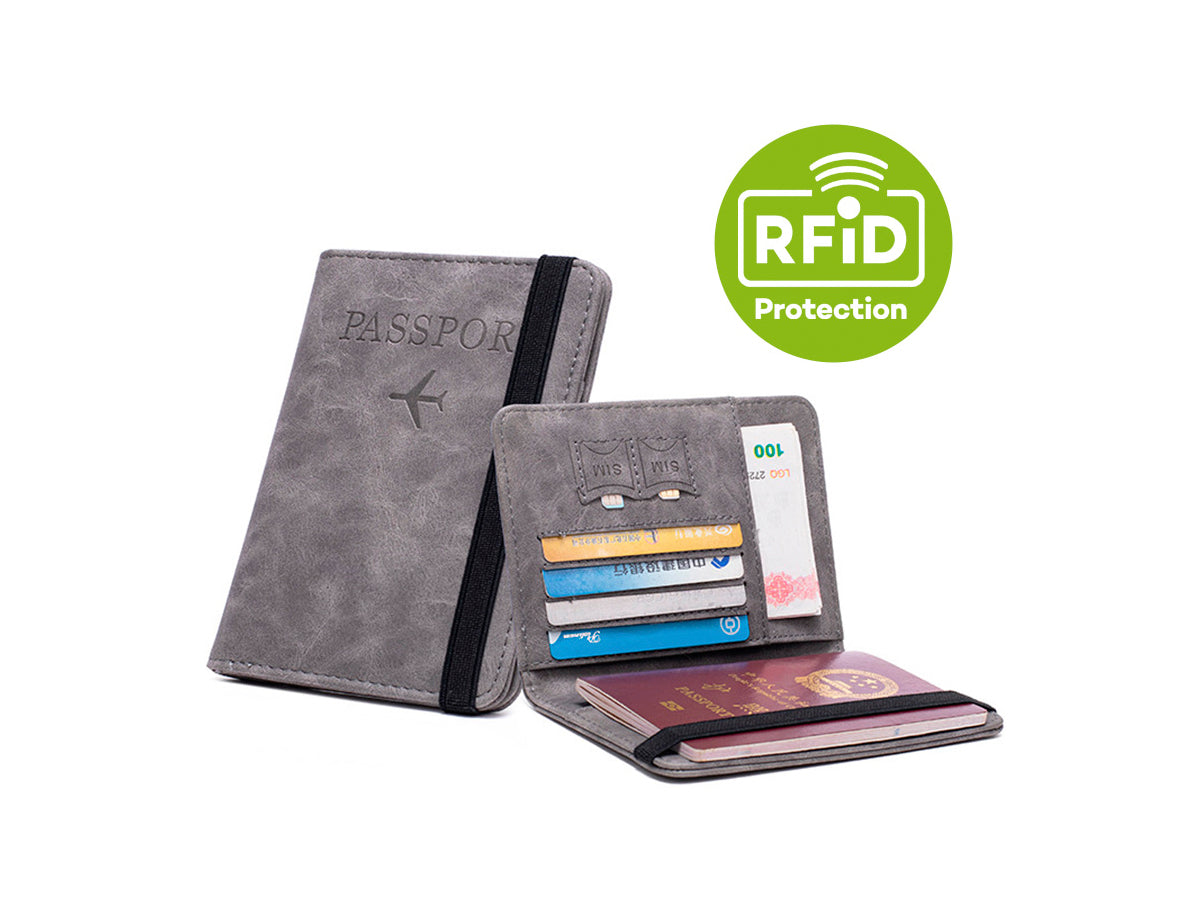 Billetera / Porta-Pasaporte "ORLY". Pack de 6 Unidades