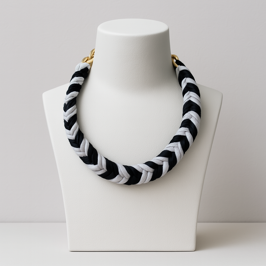 Joyeria artesanal textil elasticado/ hecho a mano