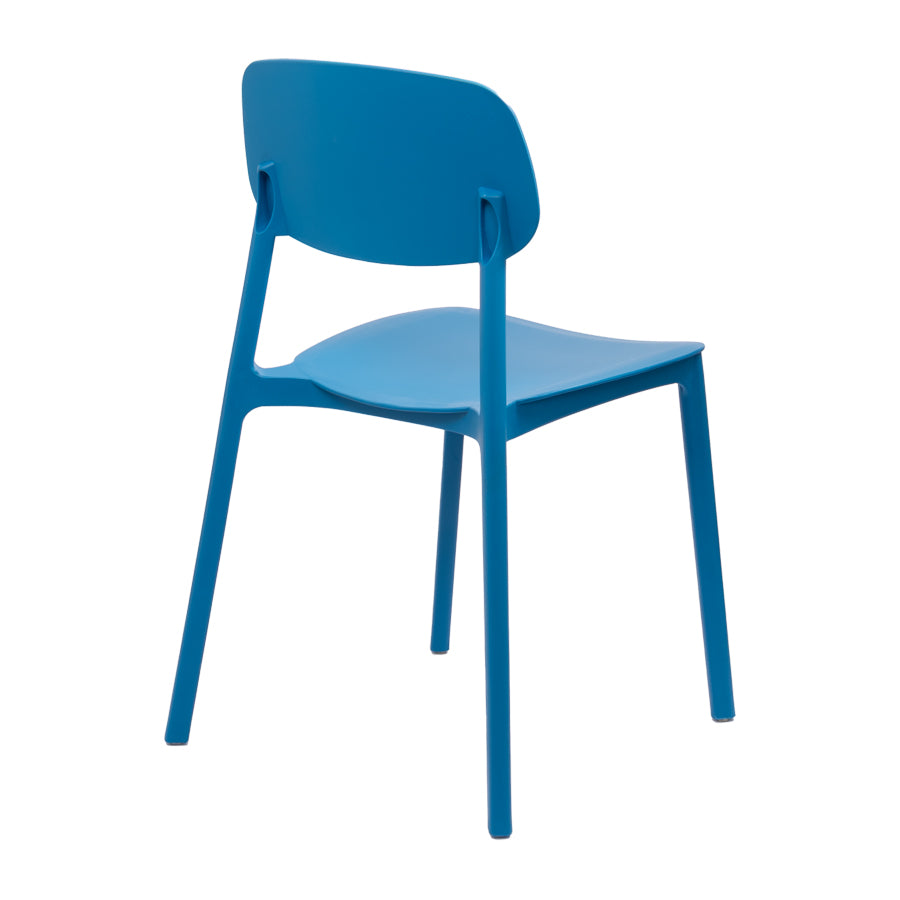 Silla apilable de plástico rígido "MARVIN"