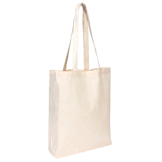 Bolsa de PolyCotton SAVE THE PLANET 30 x 40 X 10 cm. Pack de 6 unidades