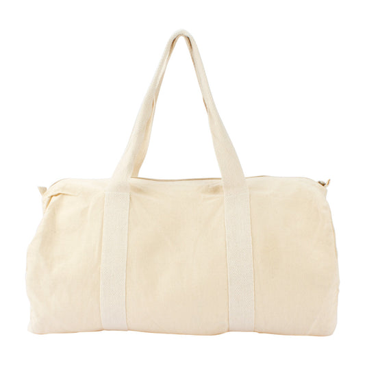 Bolso deportivo tubular de Canvas Algodón natural de 8 onzas, modelo «New Delhi». Pack de 12 unidades