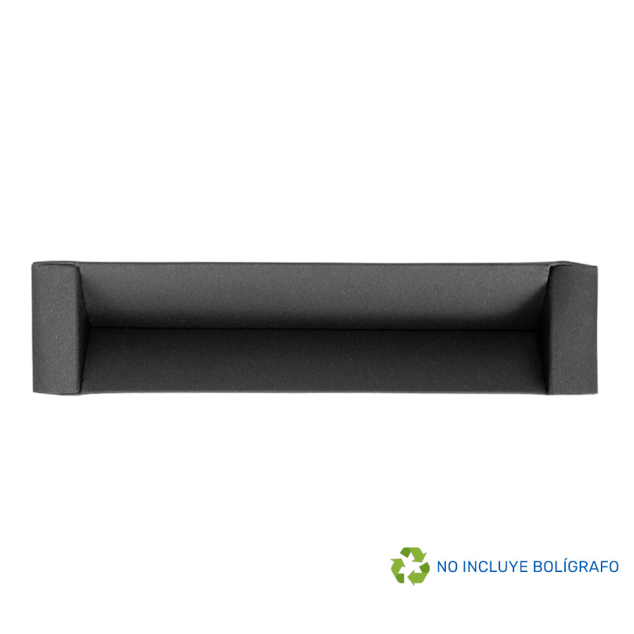 Estuche Porta-Lápiz o Bolígrafo, en cartón negro. PACK DE 100 UNIDADES