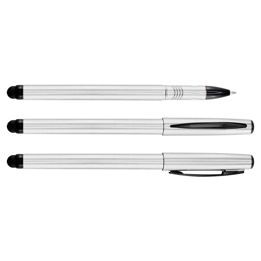 Roller Pen plástico modelo «Cooper» con puntero touch-screen. Pack de 50 unidades