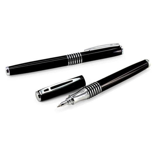 Roller Pen metálico modelo «Endeavor», tinta negra.
