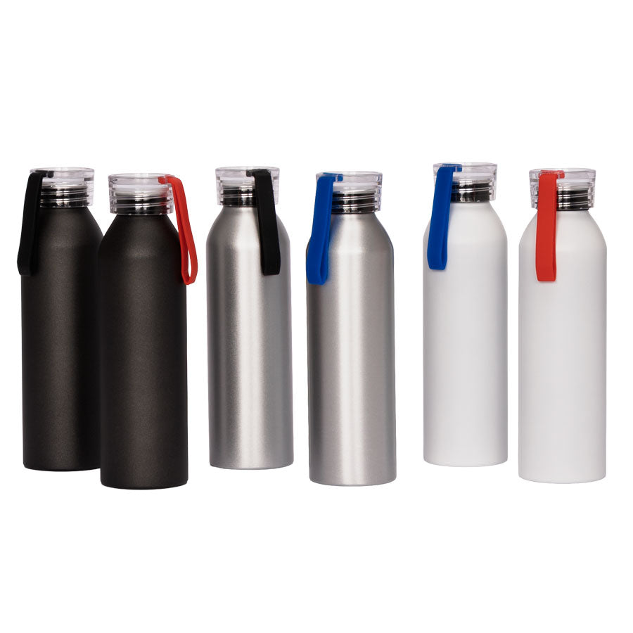 Sport Bottle de Aluminio "MARATHON" 600cc. PACK DE 50 UNIDADES