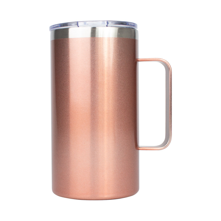 Mug metálico Encobrizado 700cc. Pack de 4 unidades