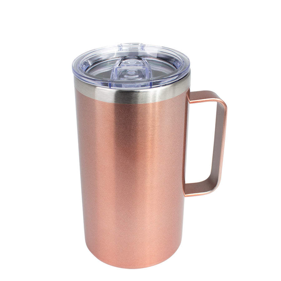 Mug metálico Encobrizado 700cc. Pack de 4 unidades