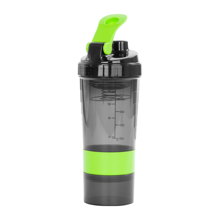 Vaso Gym para batidos proteína "SHAKE", con 4 compartimentos. PACK 50 Unidades